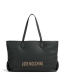 Love Moschino Bold Love Hammered bolsa shopper black