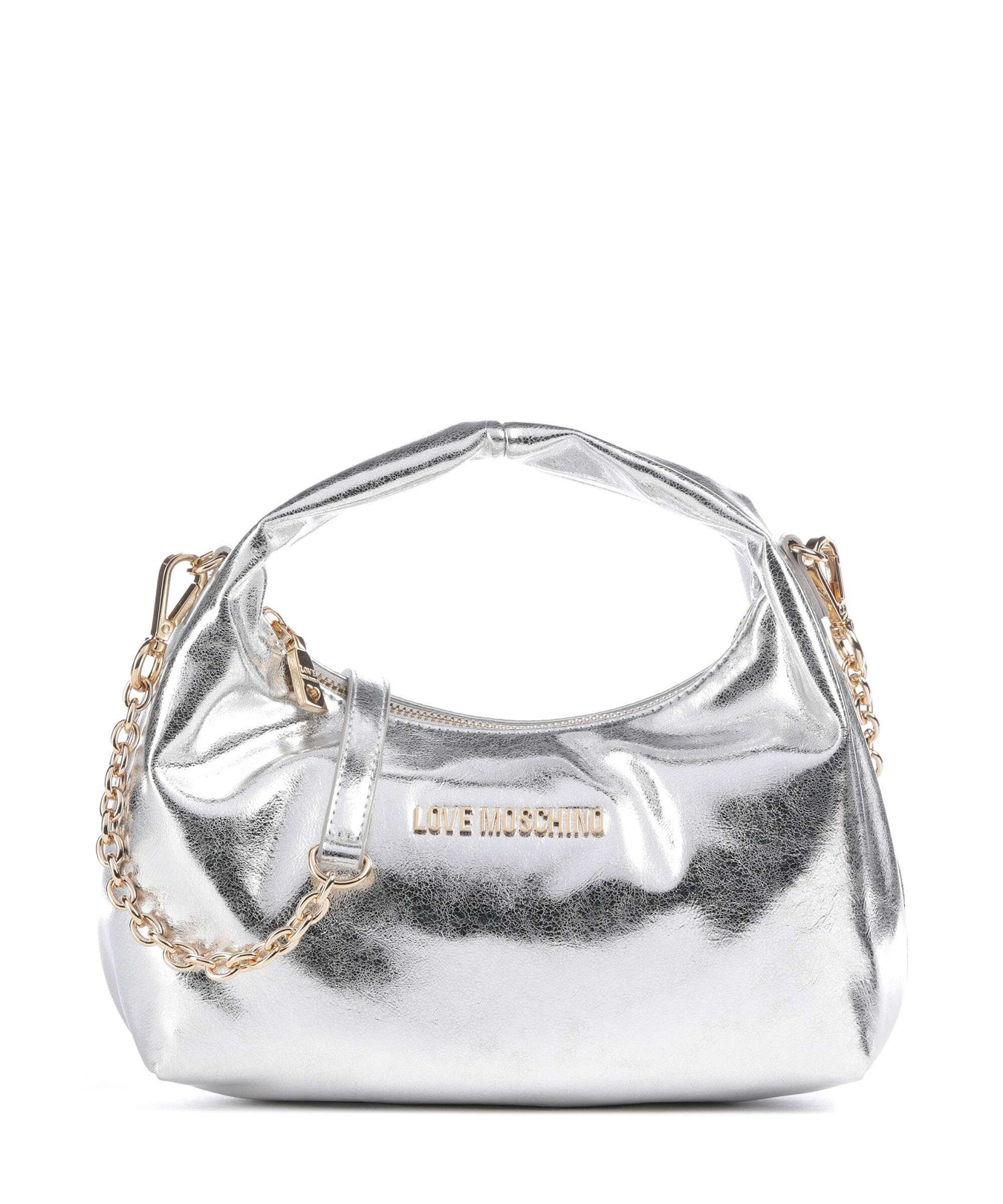 Love Moschino Smart Daily Handbag silver