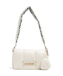 Love Moschino Puffy Bolsa tiracolo ivory/black