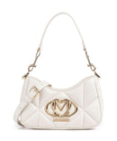 Love Moschino Embossed Q Bolsa tiracolo ivory