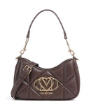 Love Moschino Embossed Q Bolsa tiracolo chocolate