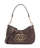 Love Moschino Embossed Q Bolsa tiracolo chocolate