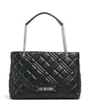 Love Moschino Quilted bolsa shopper black
