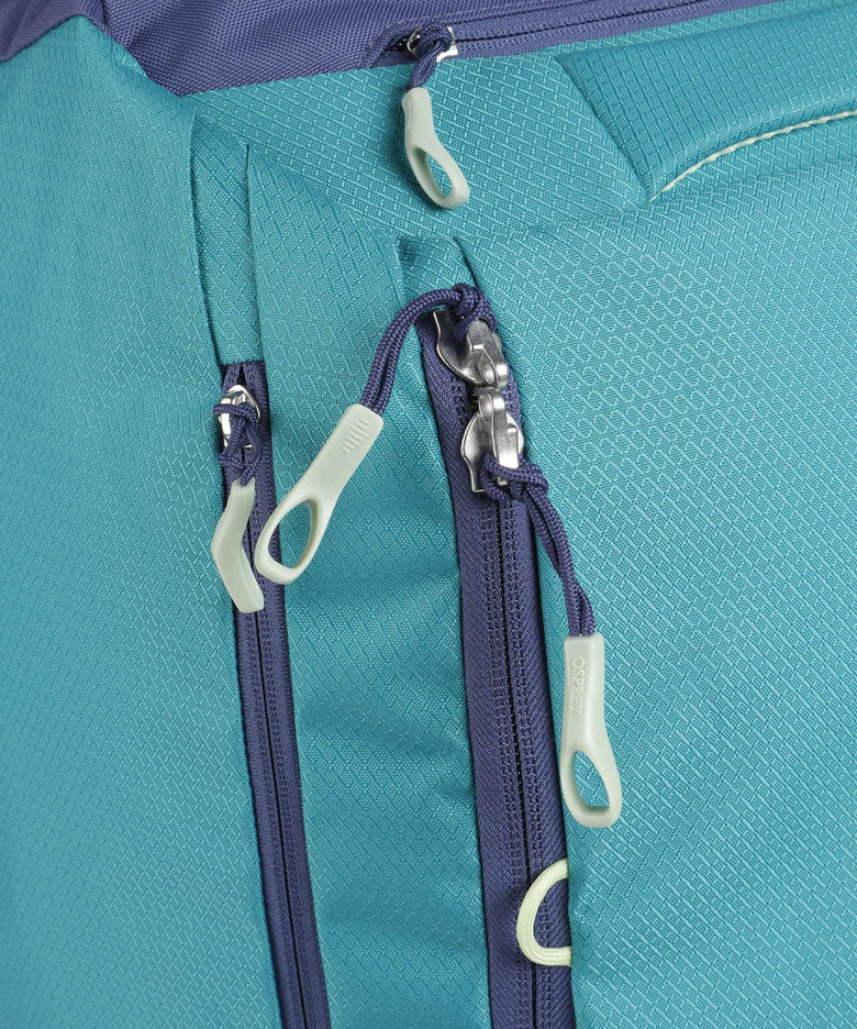 Osprey Daylight Travel bag with wheels blue spikemoss/alkaline