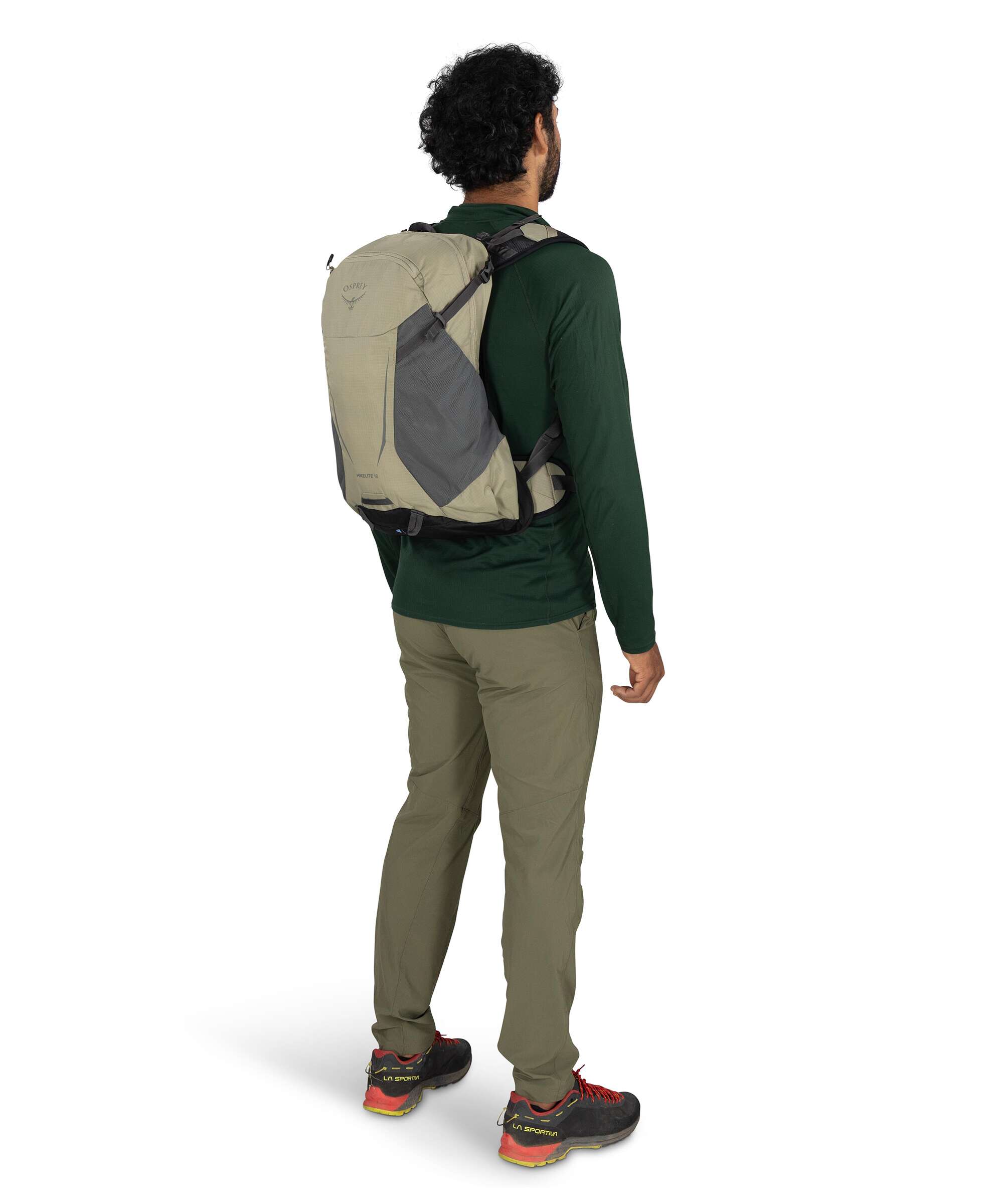 Osprey Hikelite 18 Hiking backpack tungsten/yelow