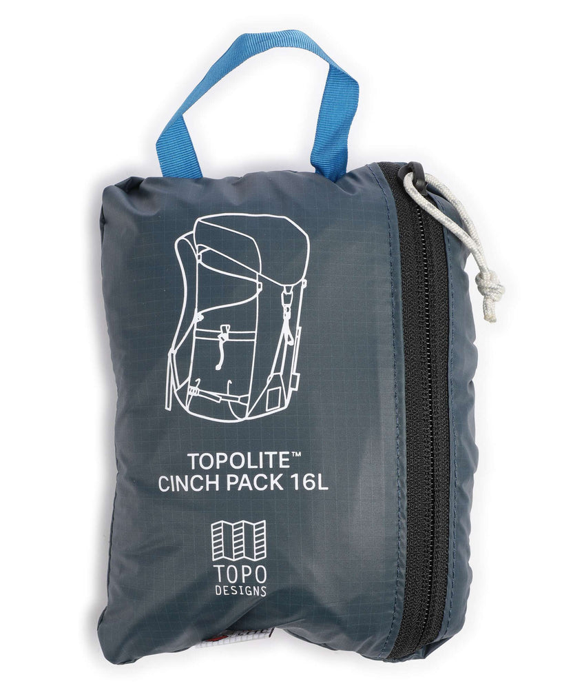 Topo Designs TopoLite 16L Hiking backpack pond blue