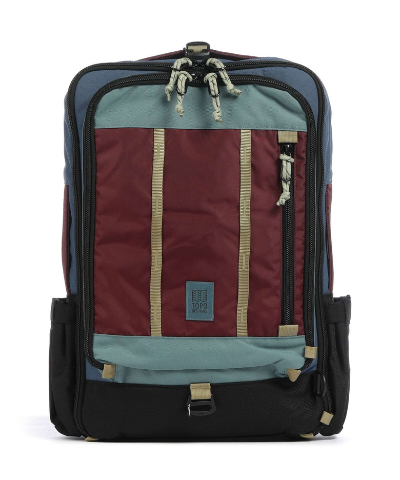 Topo Designs Global 30 Travel backpack dark denim/burgundy