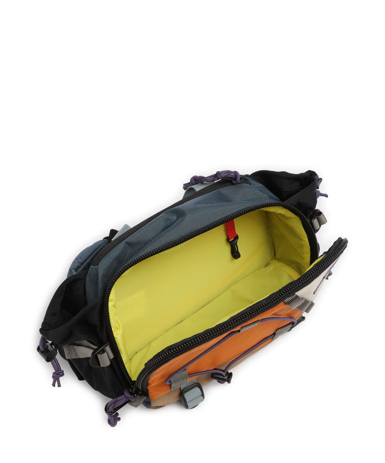 Topo Designs Mountain Hydro Belt bag pond blue/spice