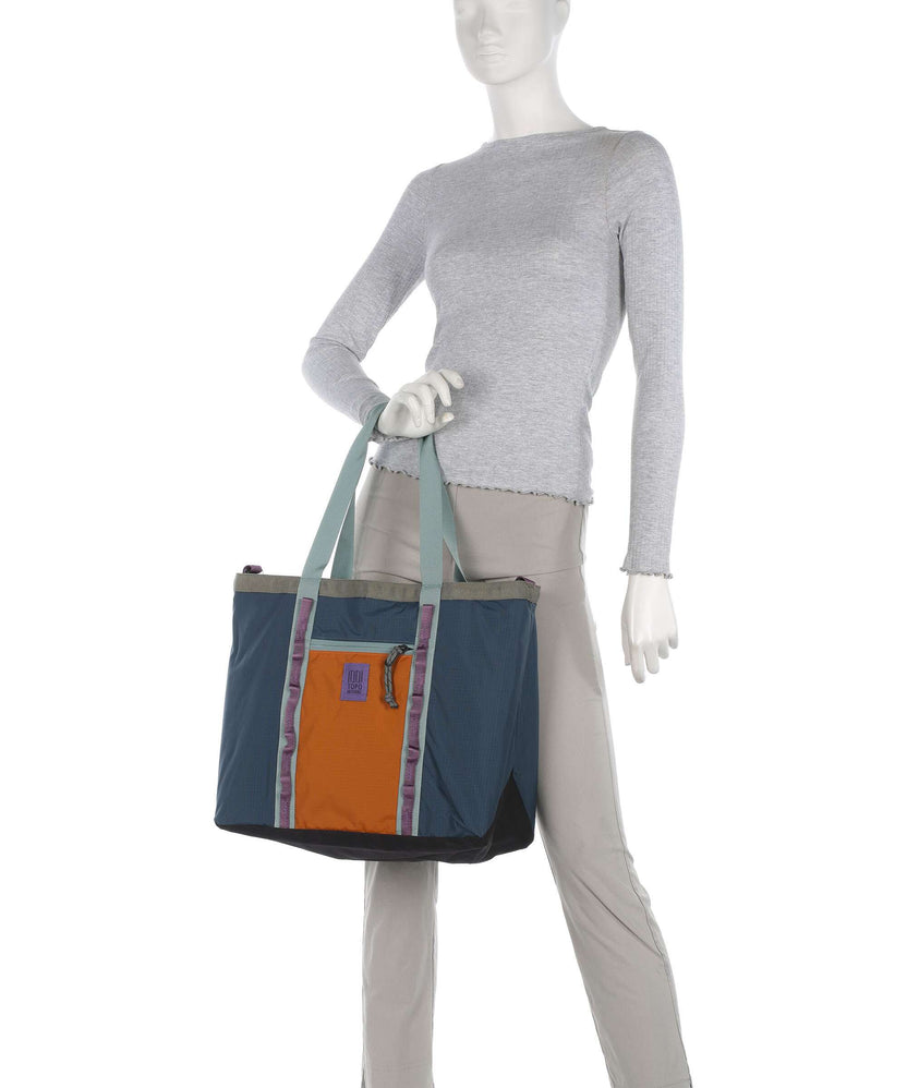 Topo Designs Mountain Utility Hobo bag pond blue/spice