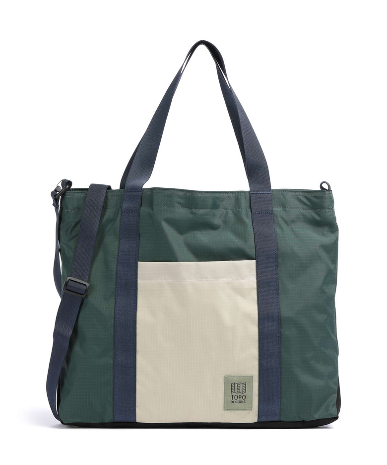 Topo Designs Mountain Essential Tote bag forest/bone white