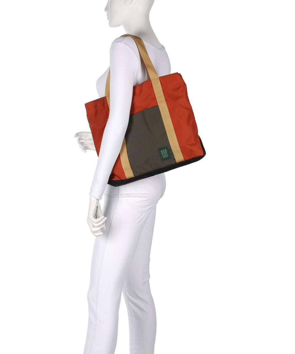 Topo Designs Mountain Essential Tote bag woodland/terracotta