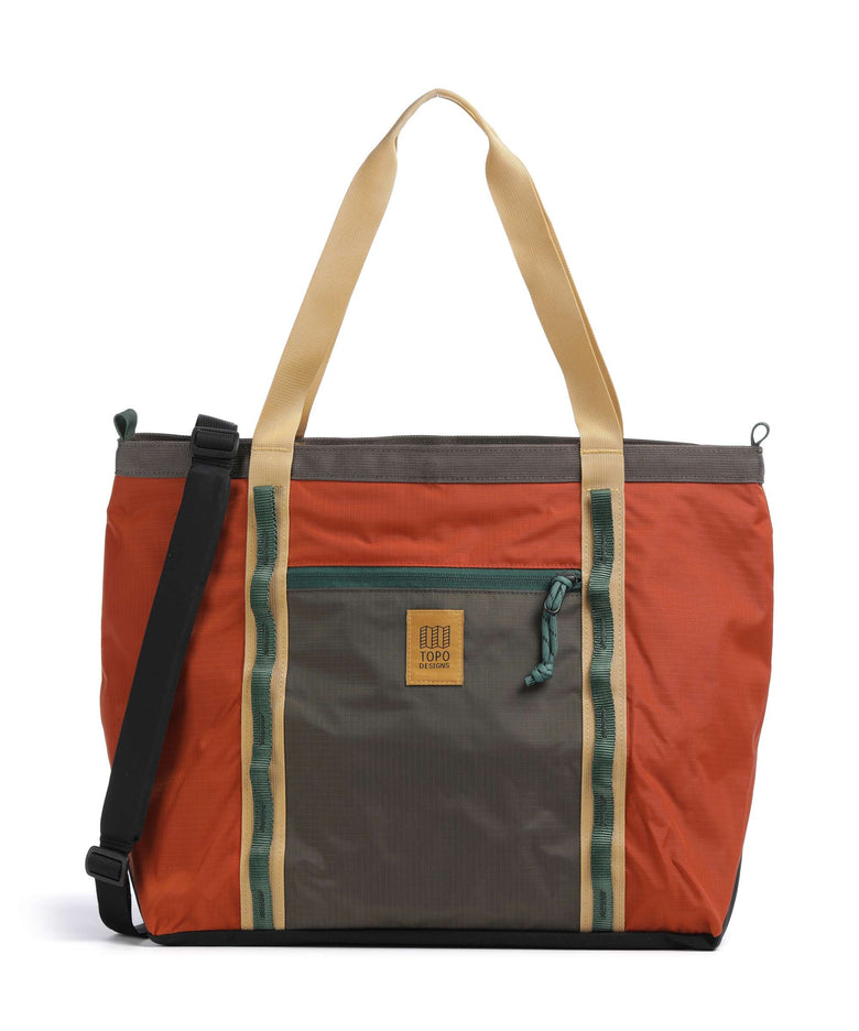 Topo Designs Mountain Utility Tote bag woodland/terracotta