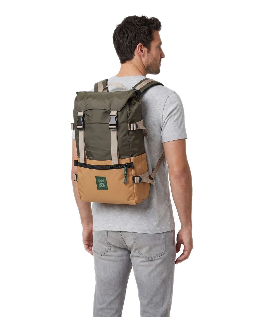 Topo Designs Rover Classic Backpack woodland/brown oak