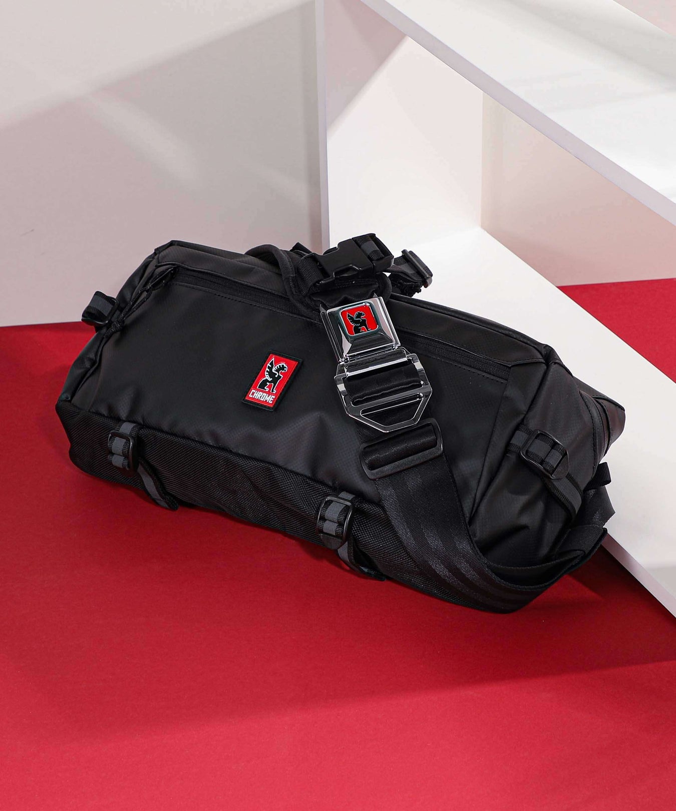 Chrome Kadet Fanny pack black tarp