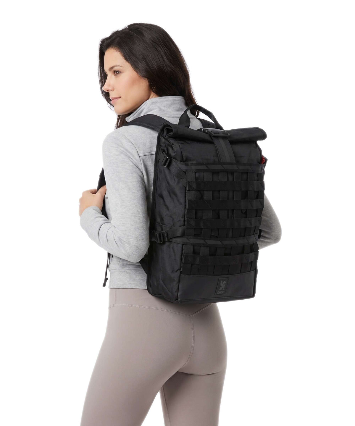 Chrome Barrage 22 Rolltop backpack black