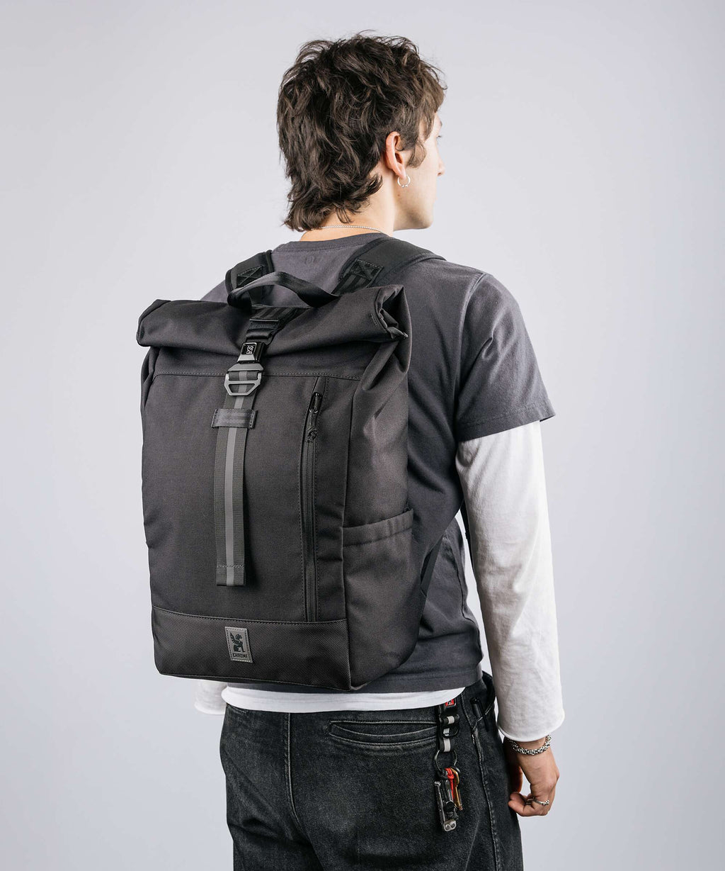 Chrome Initiate 26 Rolltop backpack steel blue