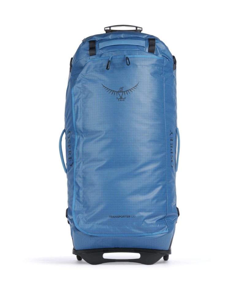 Osprey Transporter 120 Travel bag with wheels blue flame/scoria blue