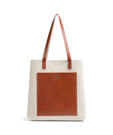Castelijn & Beerens Babette bolsa shopper beige/cognac