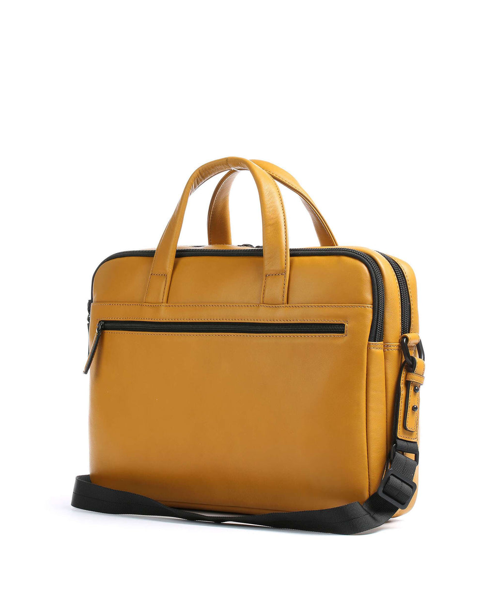 Castelijn & Beerens Nappa X Charlie Briefcase yellow
