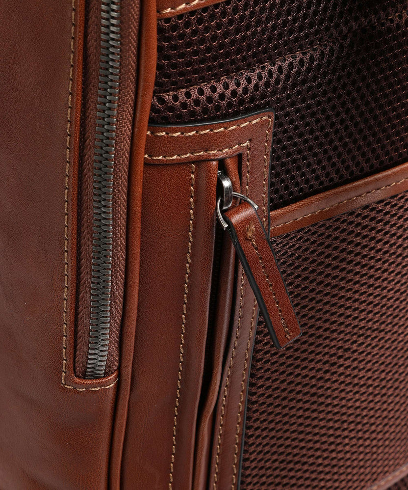 Castelijn & Beerens Verona RFID Backpack light brown