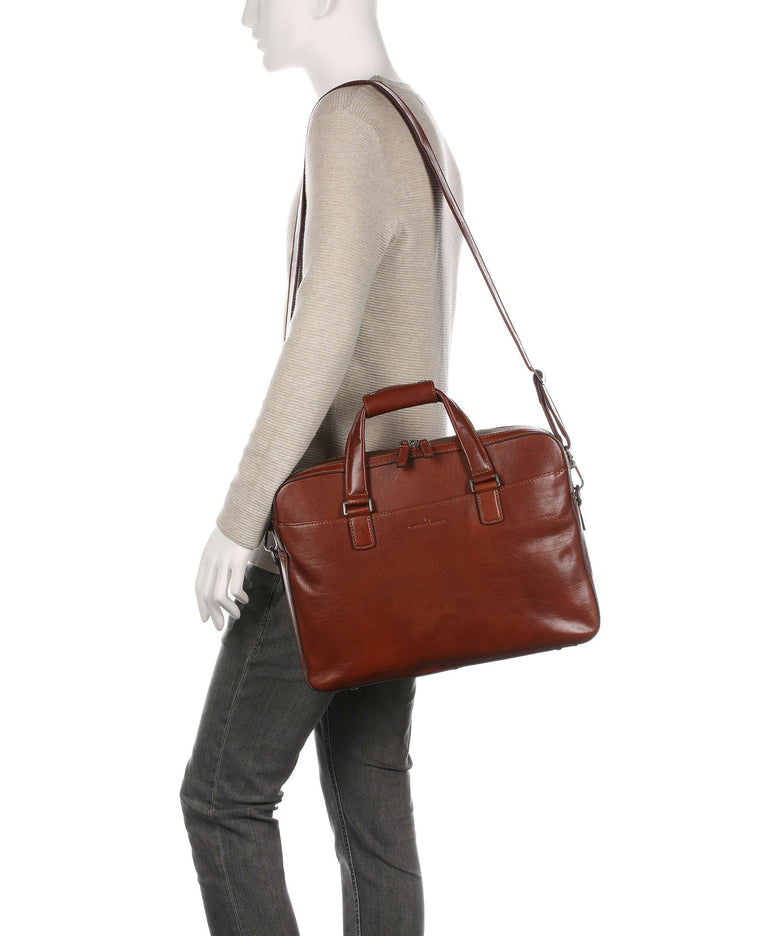 Castelijn & Beerens Gaucho Paul Briefcase cognac