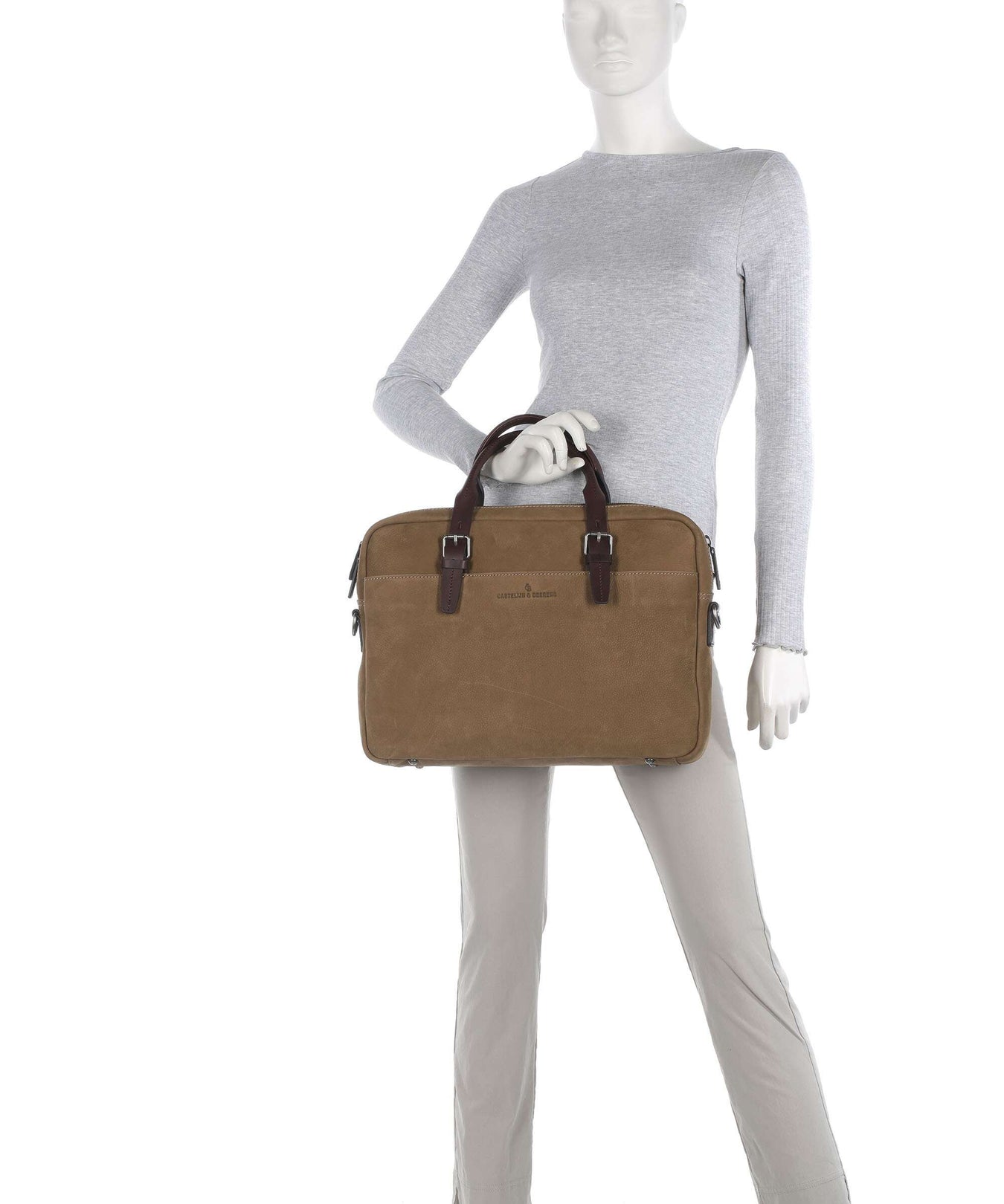 Castelijn & Beerens Briefcase taupe