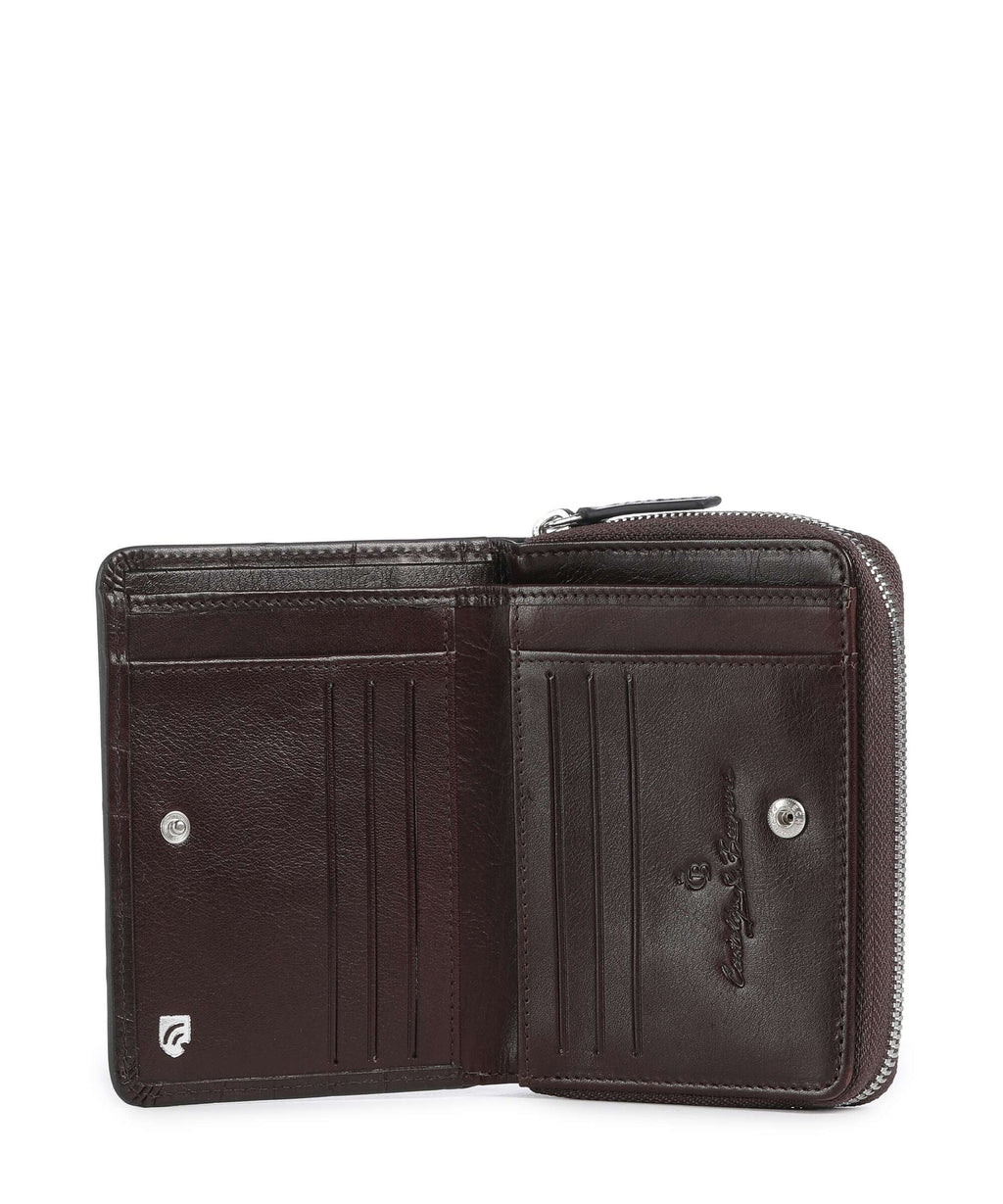 Castelijn & Beerens Croco Wallet mocca