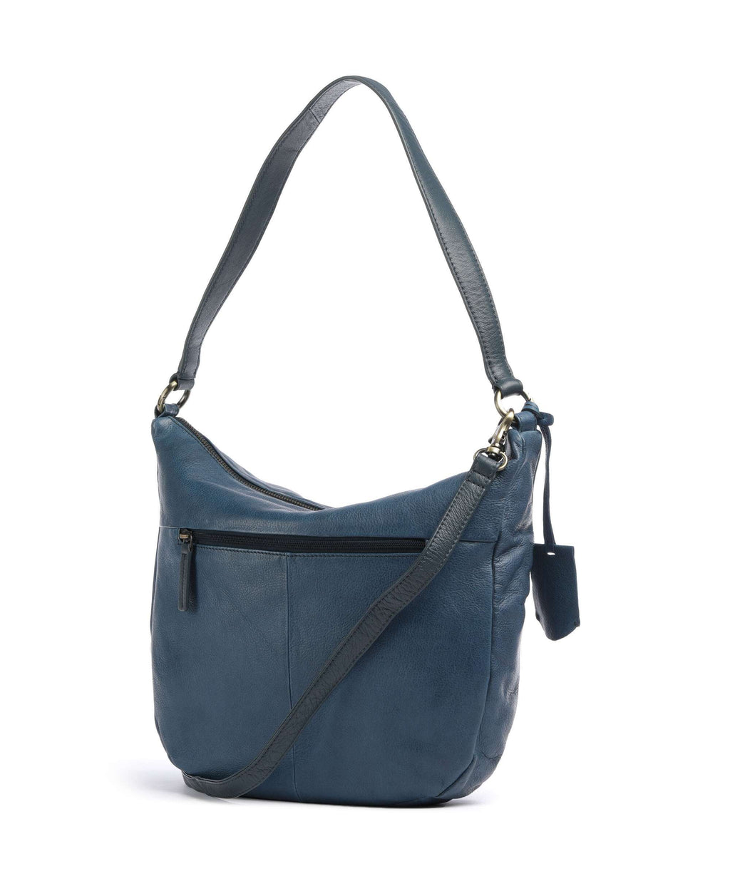 Burkely Natural Norah Hobo bag berry blue