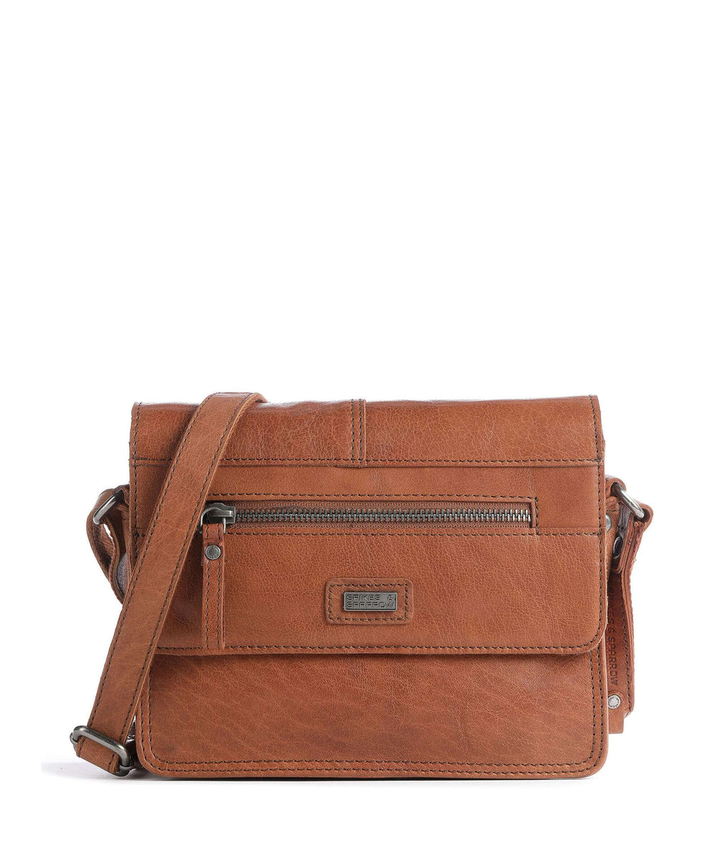 Spikes & Sparrow Bronco Crossbody bag brandy