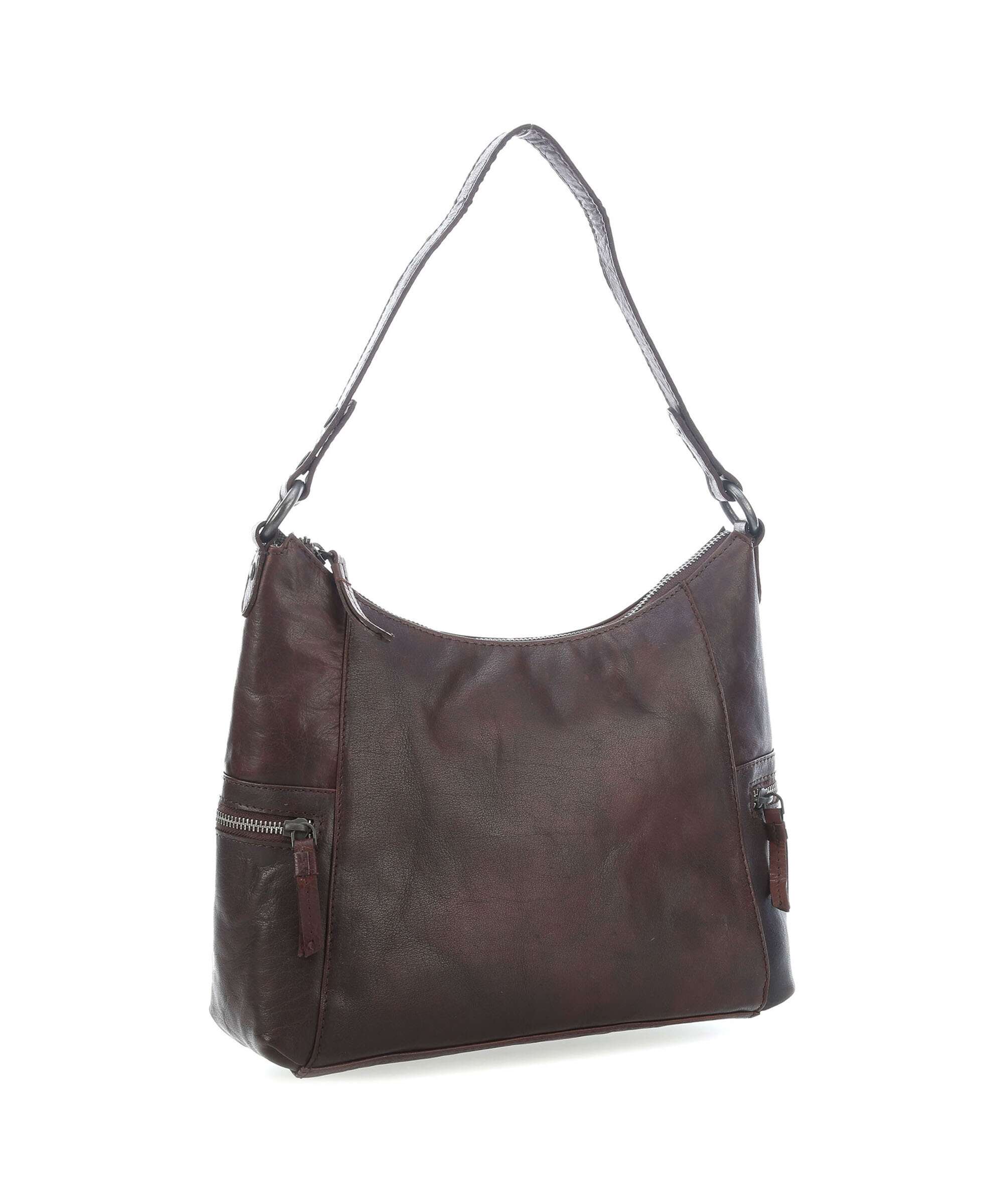 Spikes & Sparrow Bronco Toronto Hobo bag dark brown