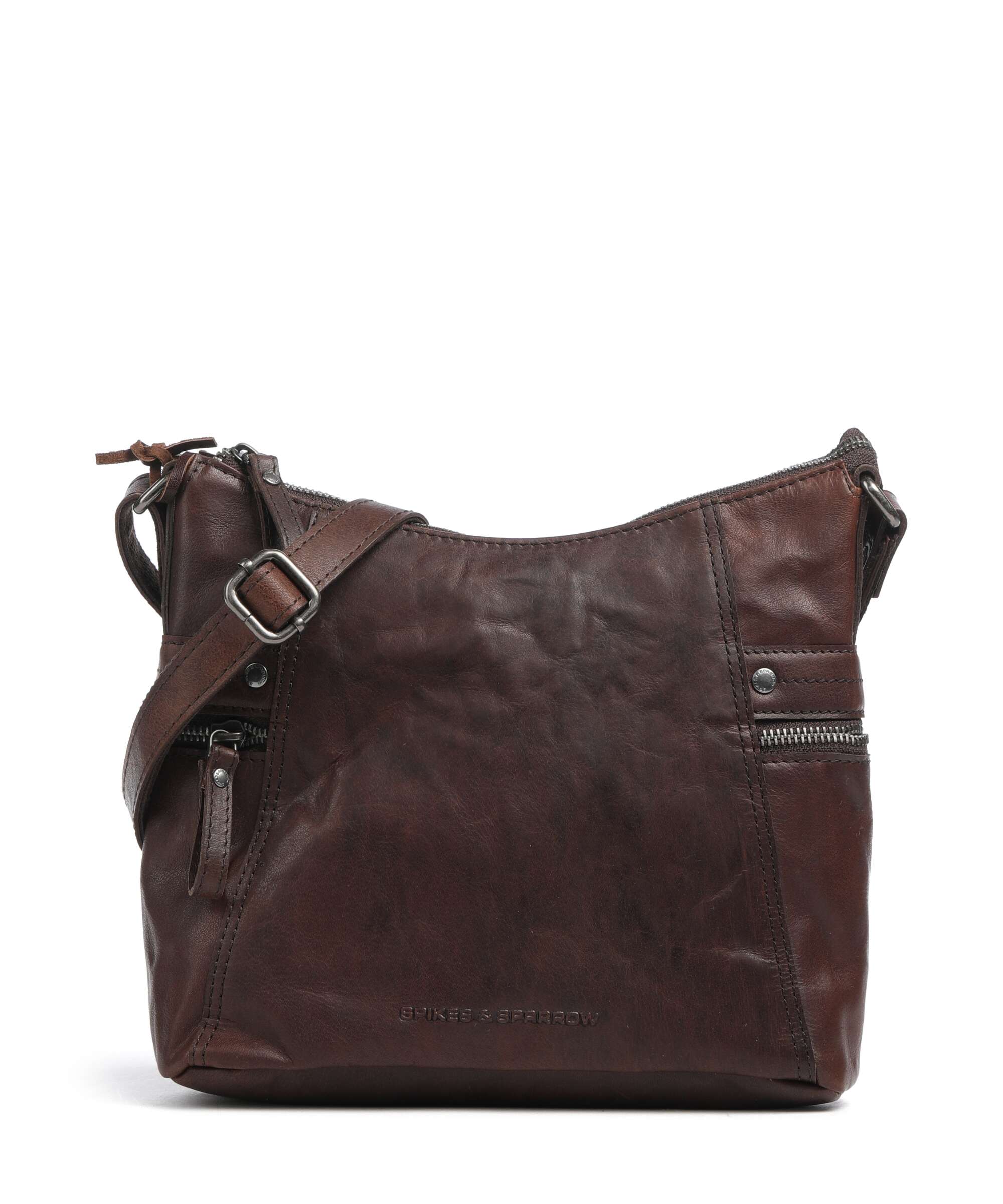 Spikes & Sparrow Bronco Georgia Crossbody bag dark brown