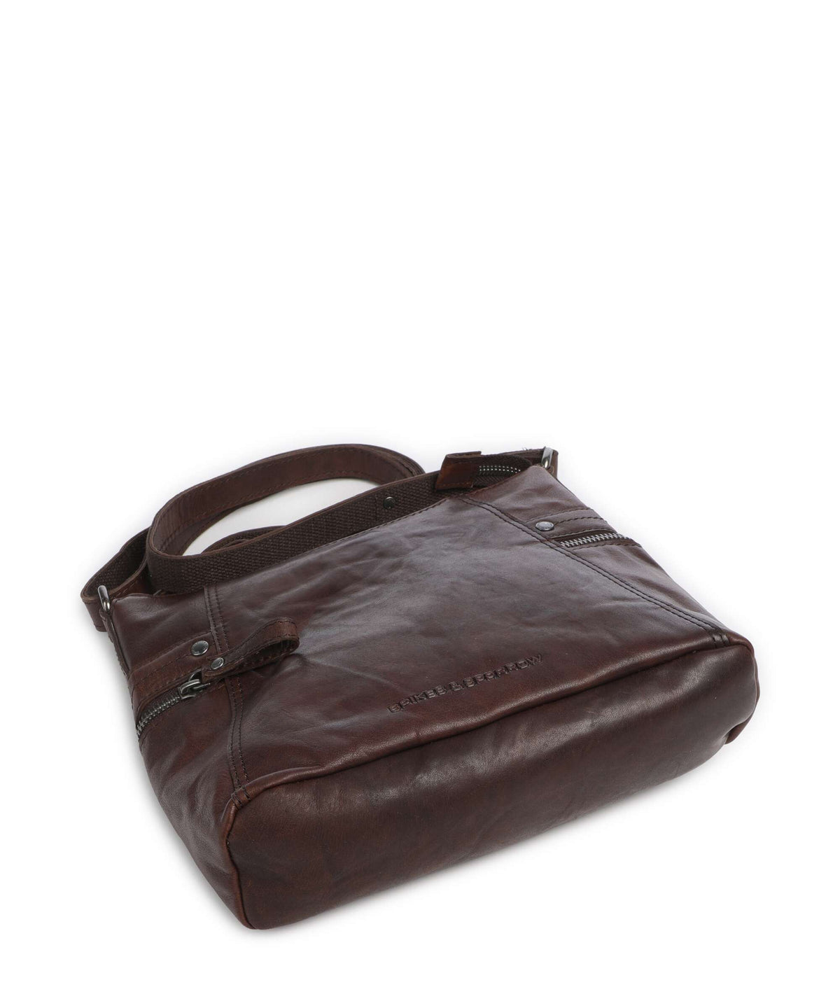 Spikes & Sparrow Bronco Georgia Crossbody bag dark brown