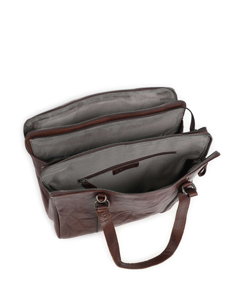 Spikes & Sparrow Bronco Tote bag dark brown