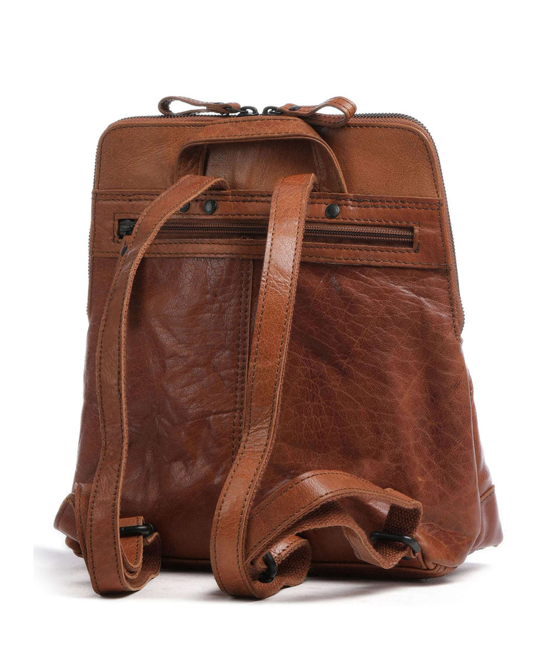 Spikes & Sparrow Bronco Backpack cognac