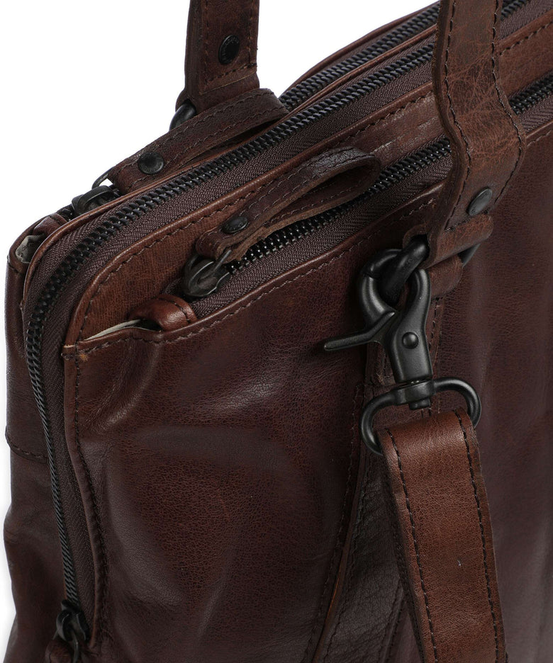 Spikes & Sparrow Bronco Lilian Laptop bag dark brown