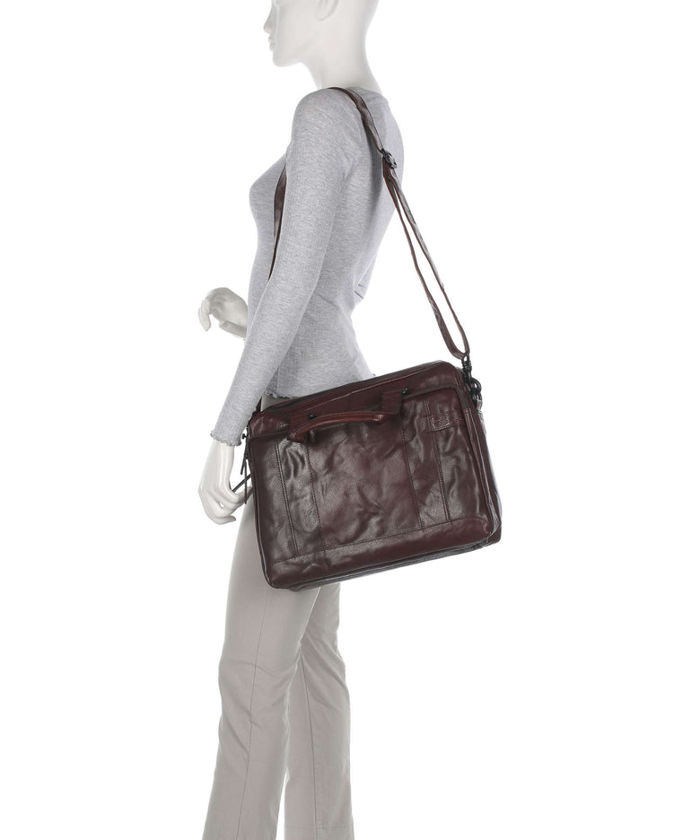 Spikes & Sparrow Bronco Kharter Laptop bag dark brown