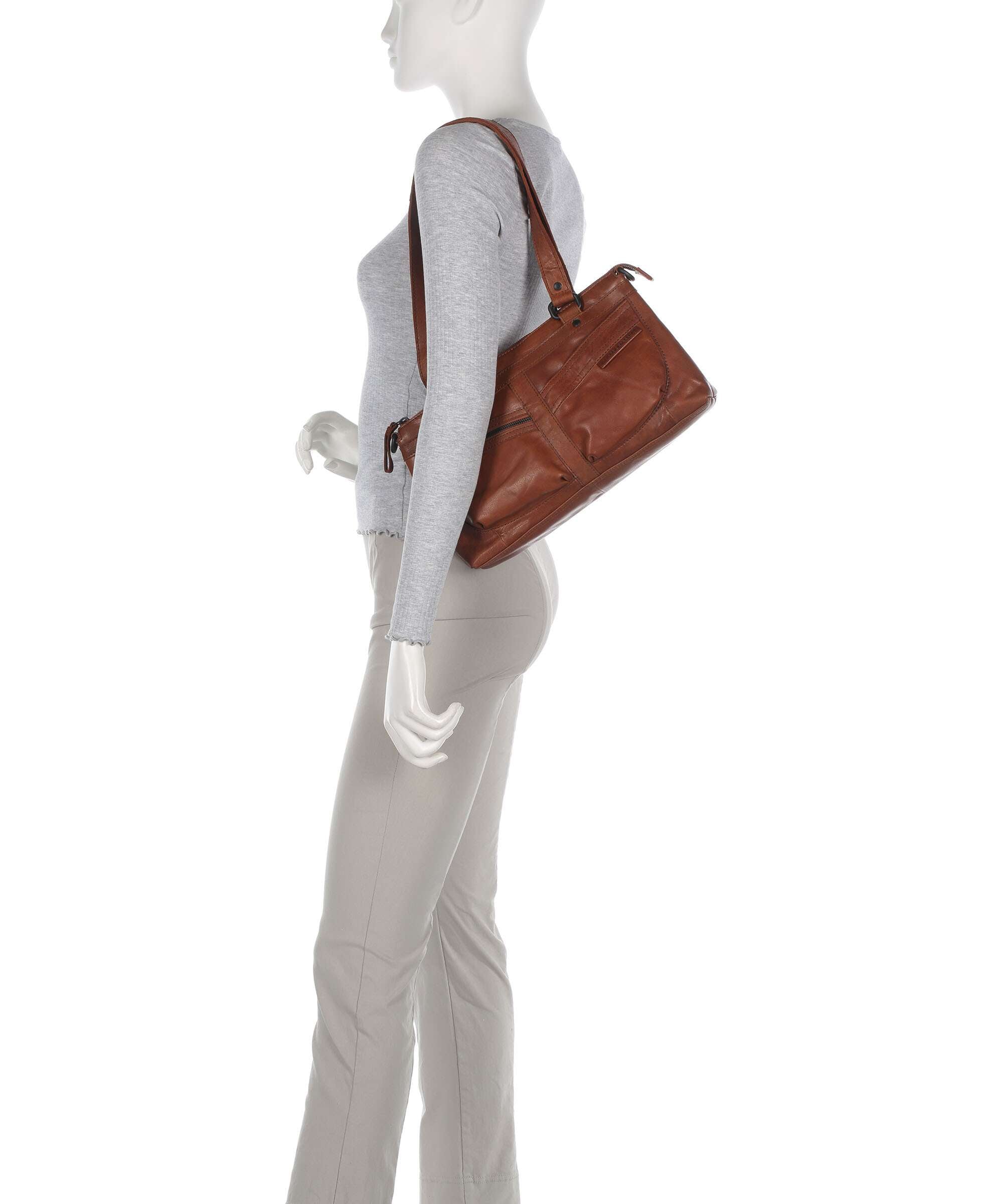 Spikes & Sparrow Bronco Cherish Shoulder bag brandy