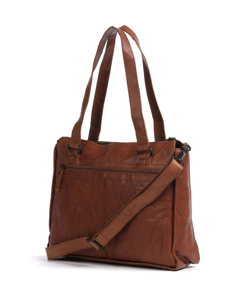 Spikes & Sparrow Bronco Ceciley Laptop bag brandy