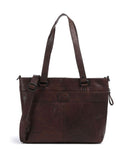 Spikes & Sparrow Bronco Lavendar bolsa shopper dunkelbraun