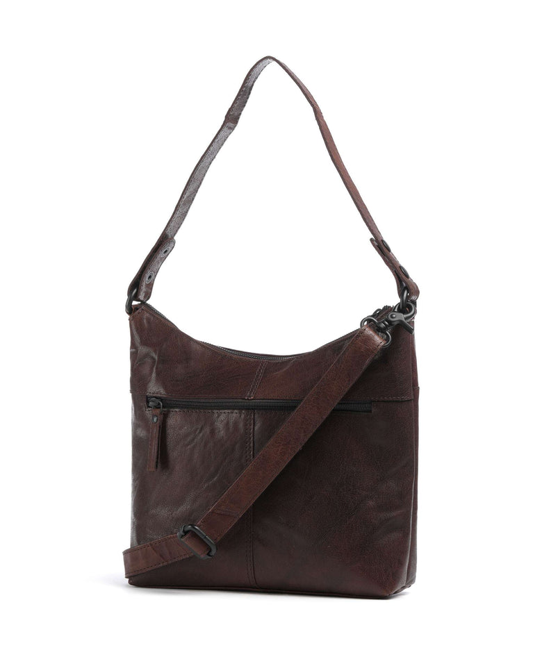 Spikes & Sparrow Bronco Sherrill Hobo bag dunkelbraun