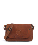 Spikes & Sparrow Bronco Linne Bolsa tiracolo brandy