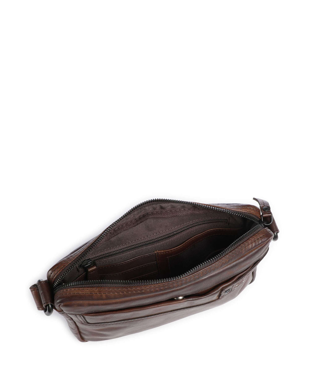 Spikes & Sparrow Apache Hubbert Crossbody bag braun