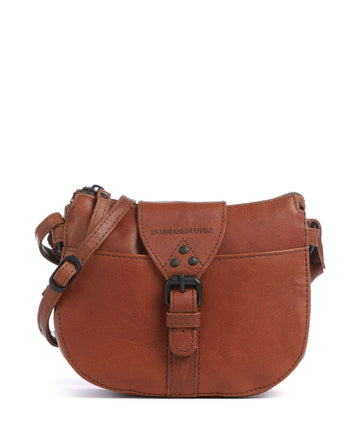 Spikes & Sparrow Bronco Krystina Bolsa tiracolo brandy