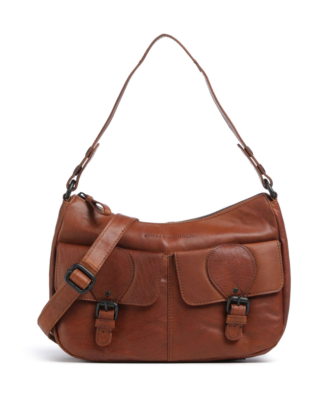 Spikes & Sparrow Bronco Ceileigh Shoulder bag brandy