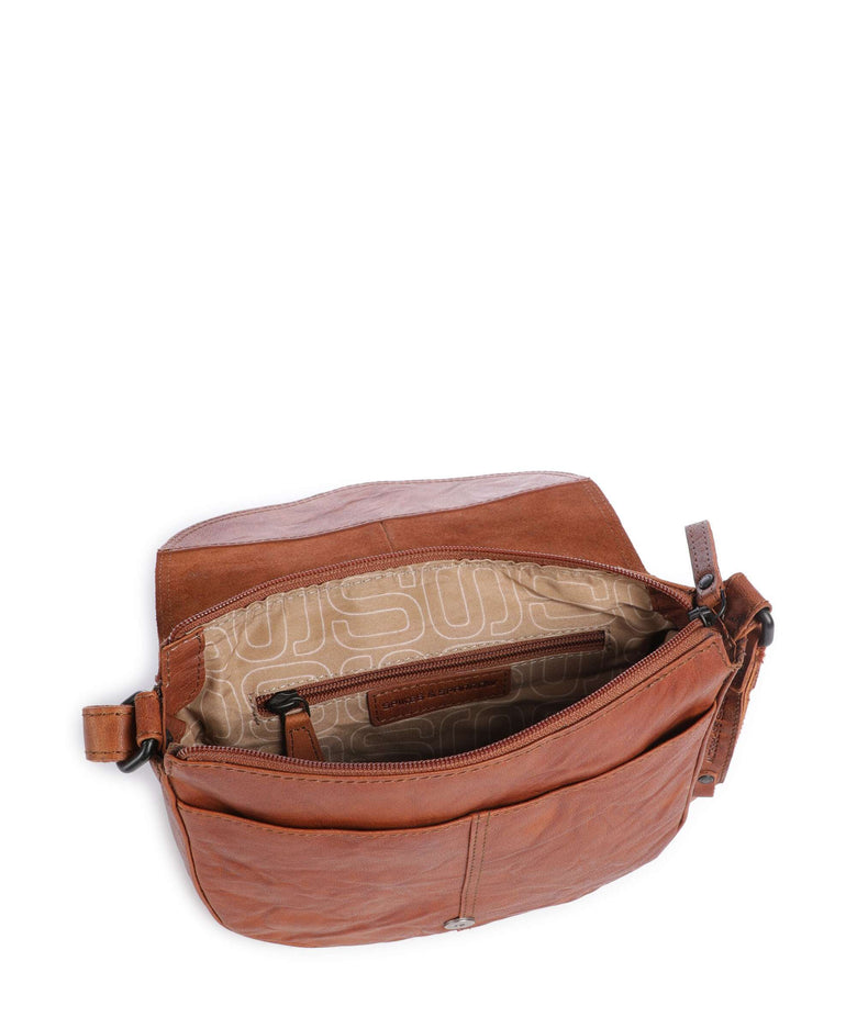Spikes & Sparrow Bronco Nicolina Crossbody bag brandy
