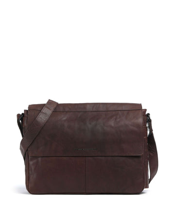 Spikes & Sparrow Bronco Ronn bolsa mensageiro dark brown
