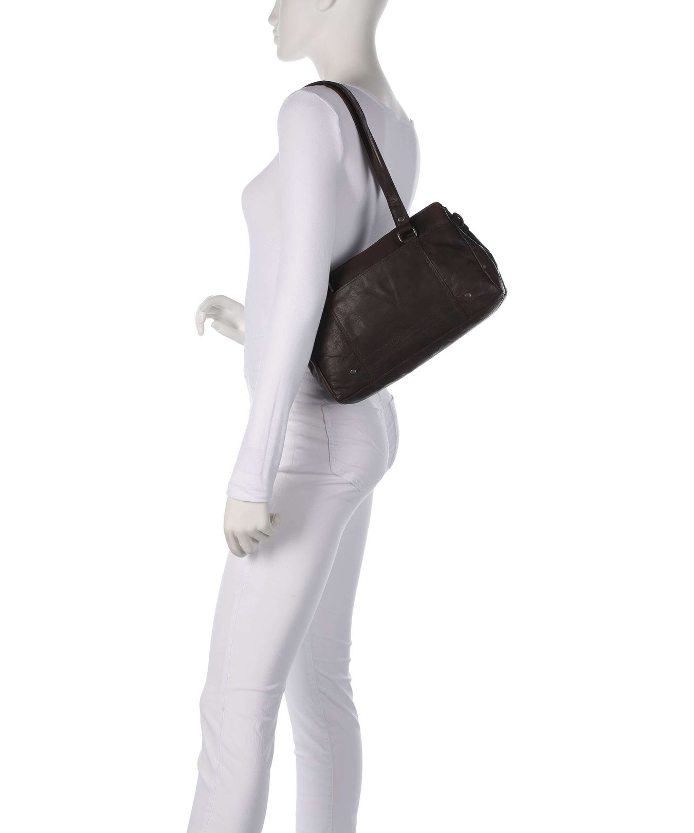 Spikes & Sparrow Bronco Jeannine Shoulder bag dark brown