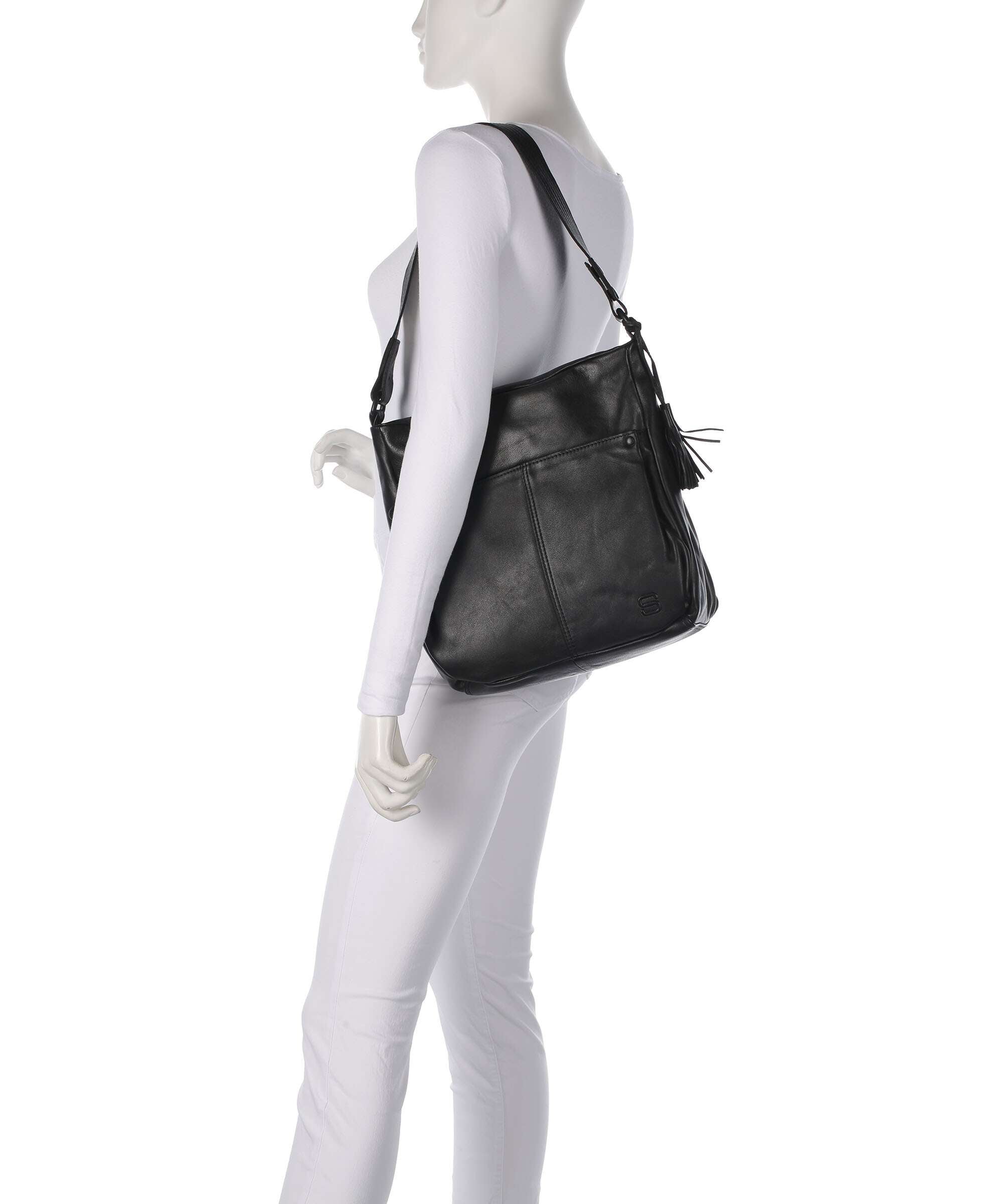 Spikes & Sparrow Apache Saar Shoulder bag black