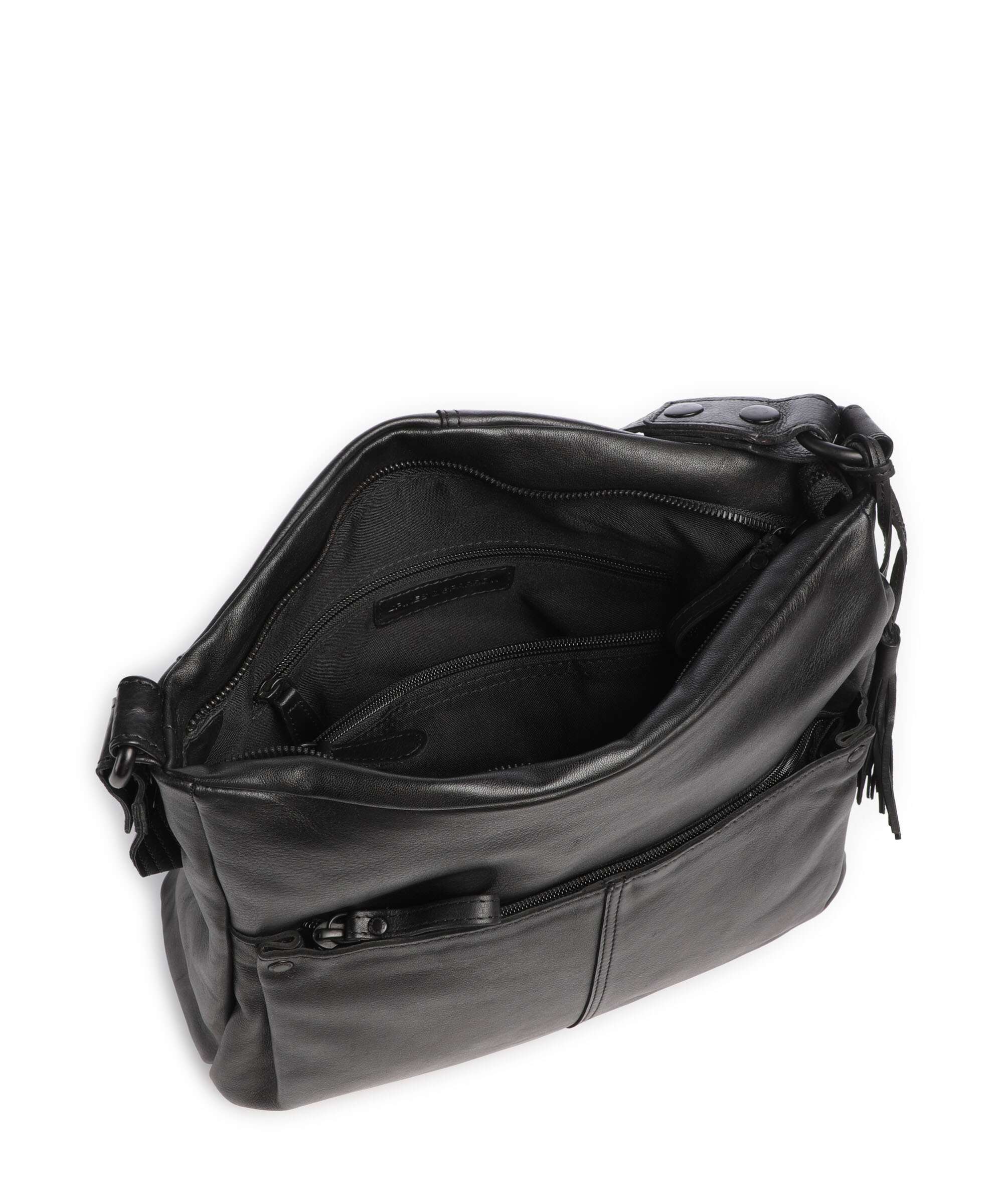 Spikes & Sparrow Apache Saar Shoulder bag black