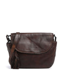 Spikes & Sparrow Apache Féline Bolsa tiracolo dark brown